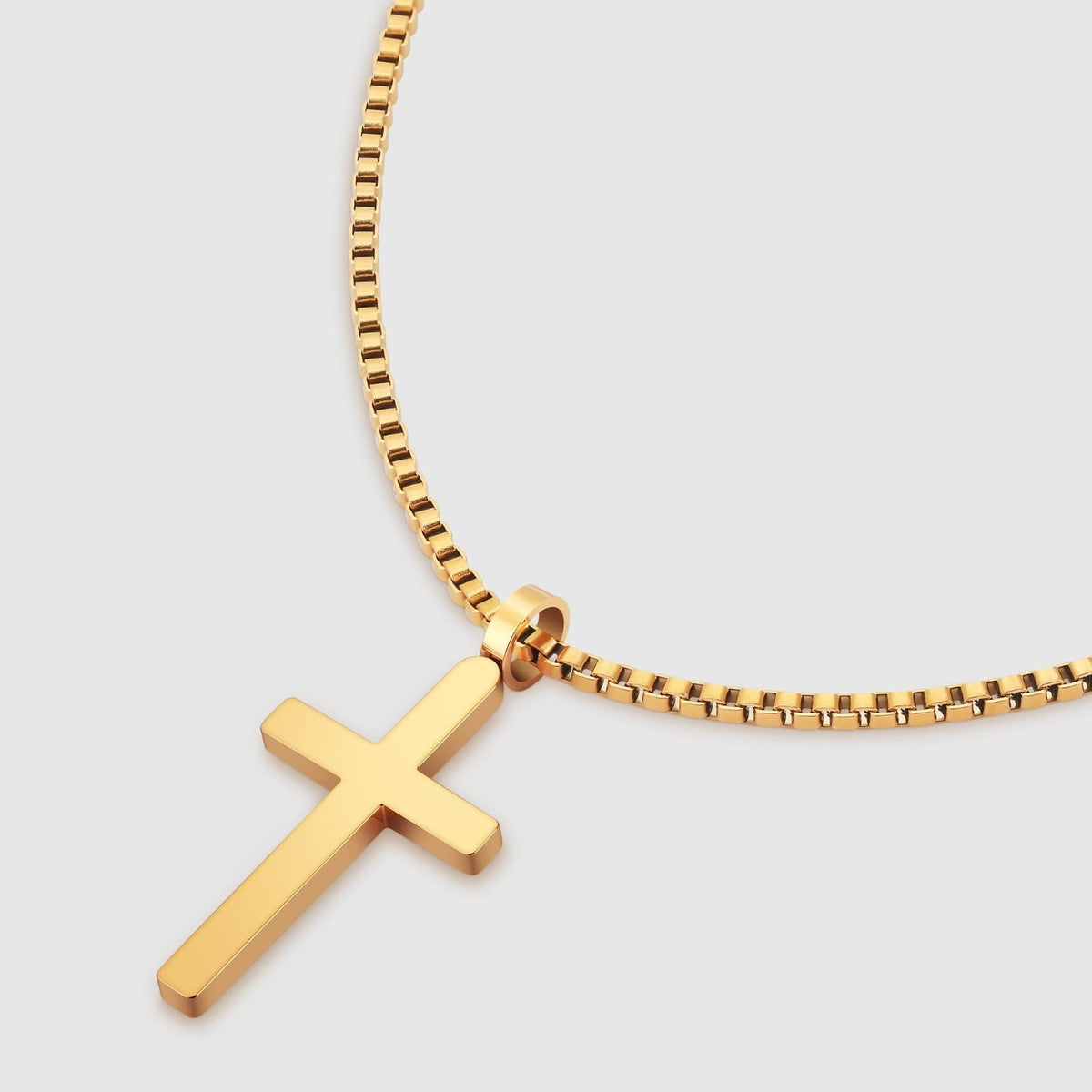 Classic Cross & Box Chain