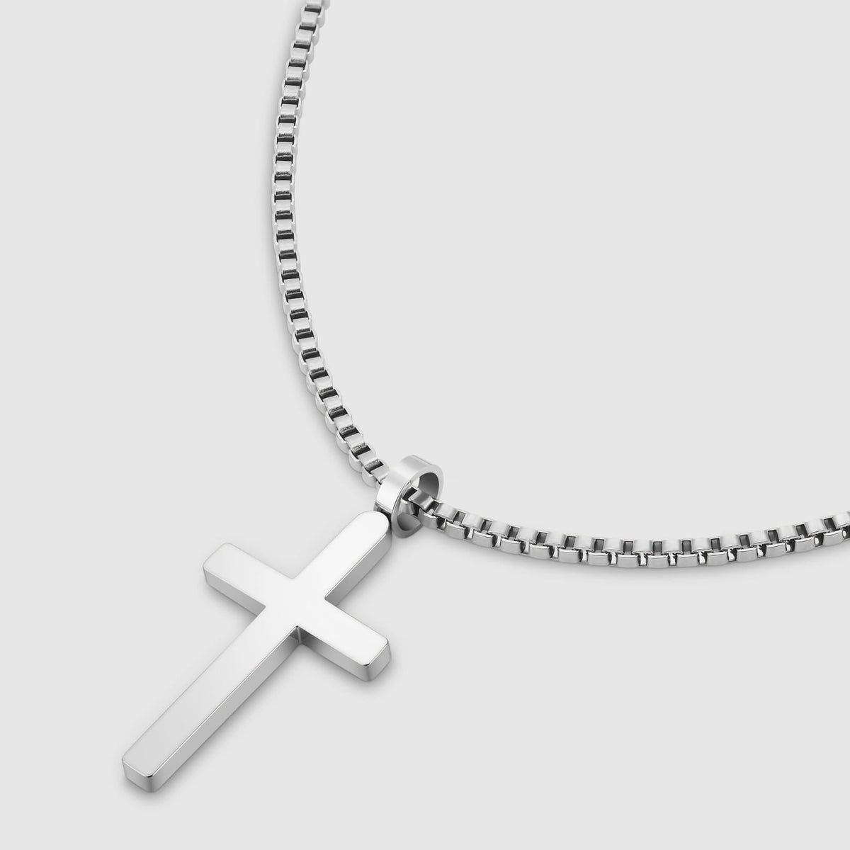 Classic Cross & Box Chain