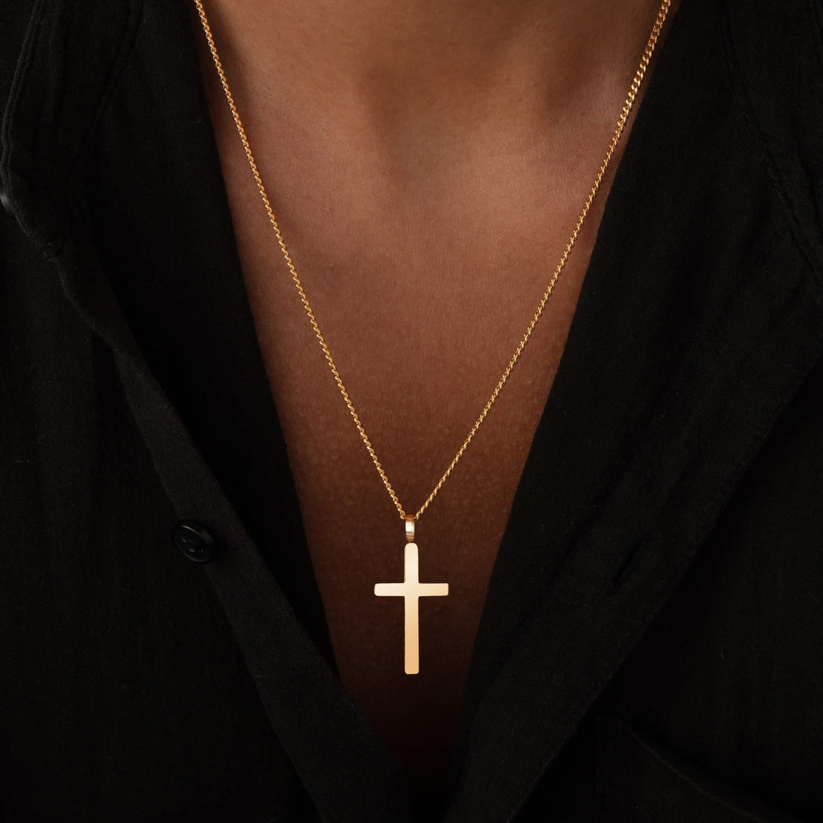 Classic Cross & Curb Chain