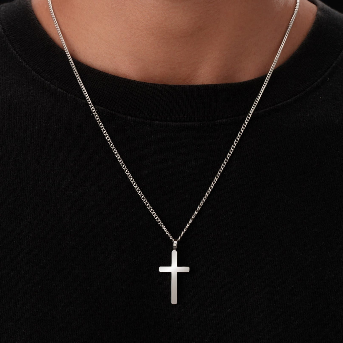 Classic Cross & Curb Chain