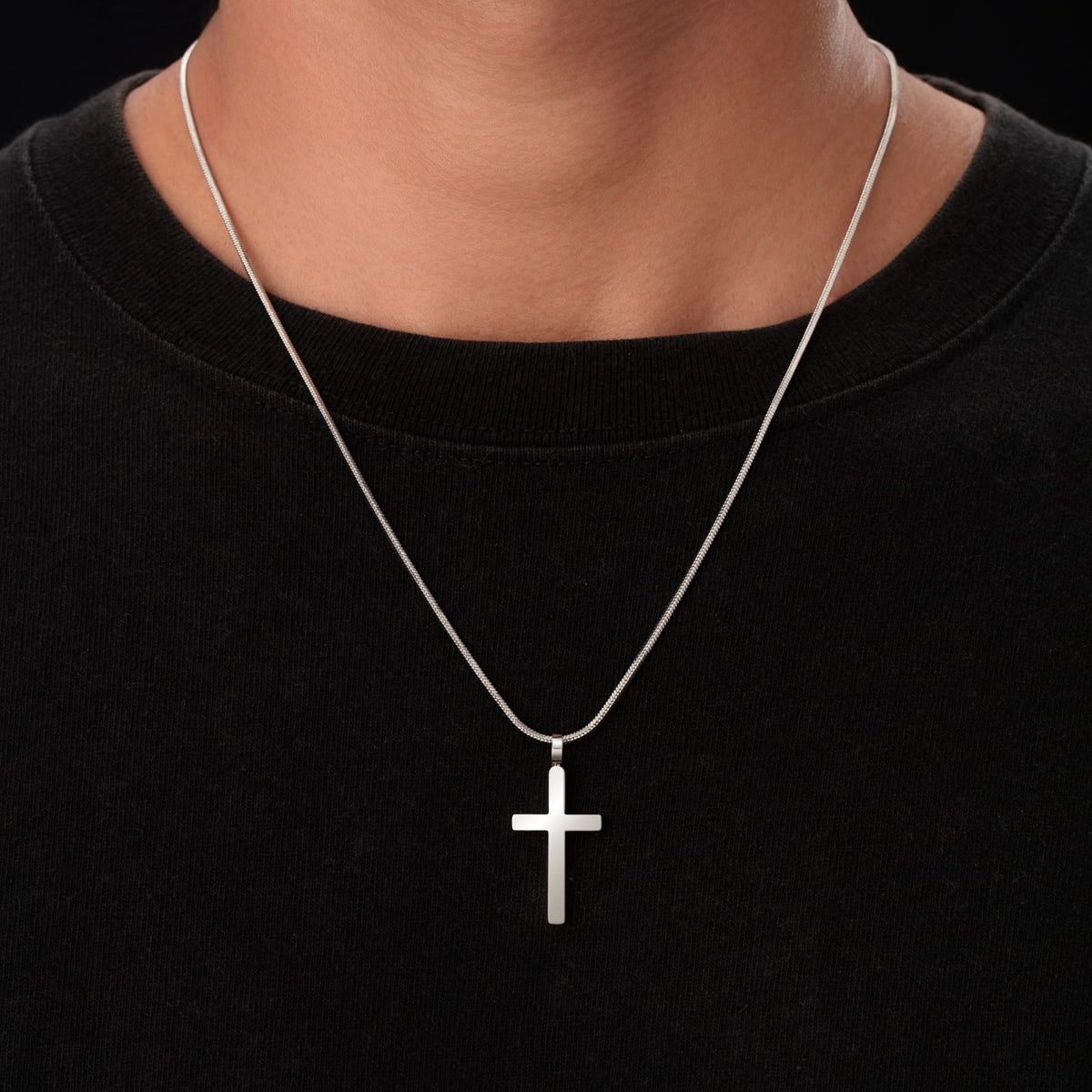 Classic Cross & Square Chain