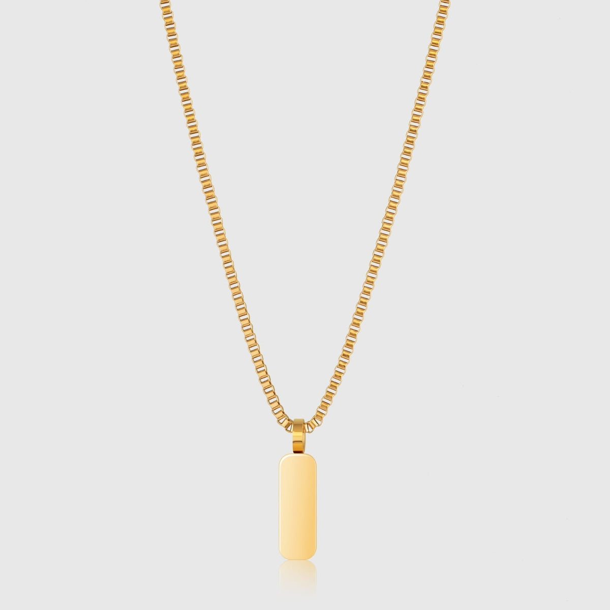 Minimal Pendant & Box Chain