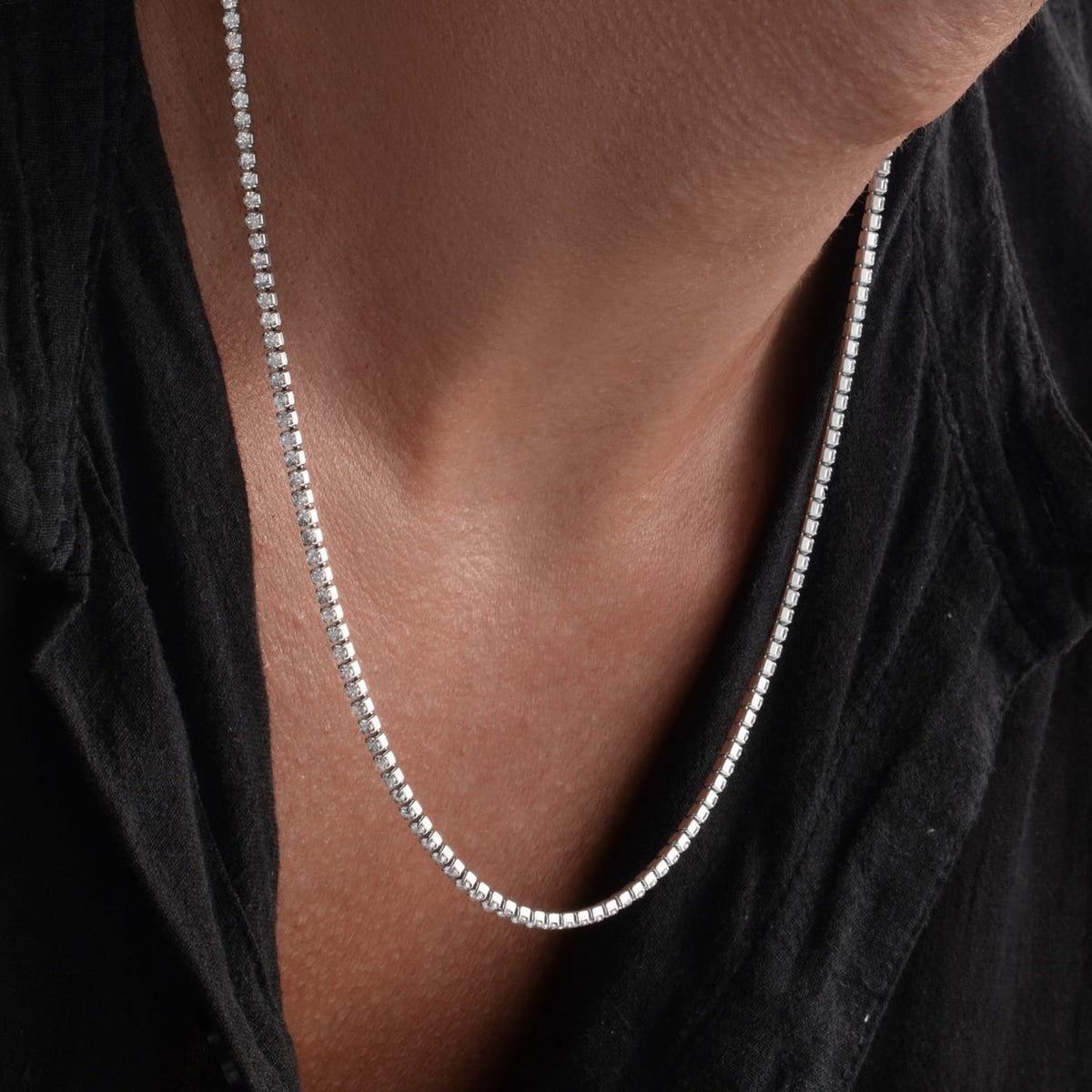Minimal Tennis Necklace